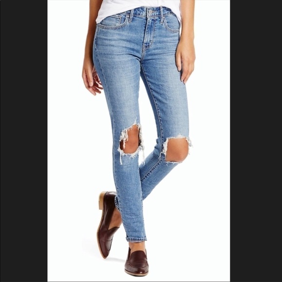 Premium Levi’s 721 high-rise skinnies waist 25 - Picture 1 of 6